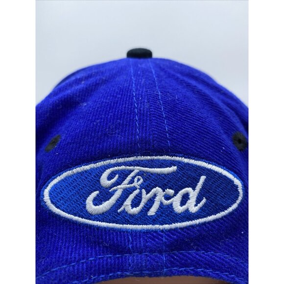 Ford Racing Motorsports Cars Vehicles Trucks Baseball Hat Cap Blue Black - Picture 5 of 12